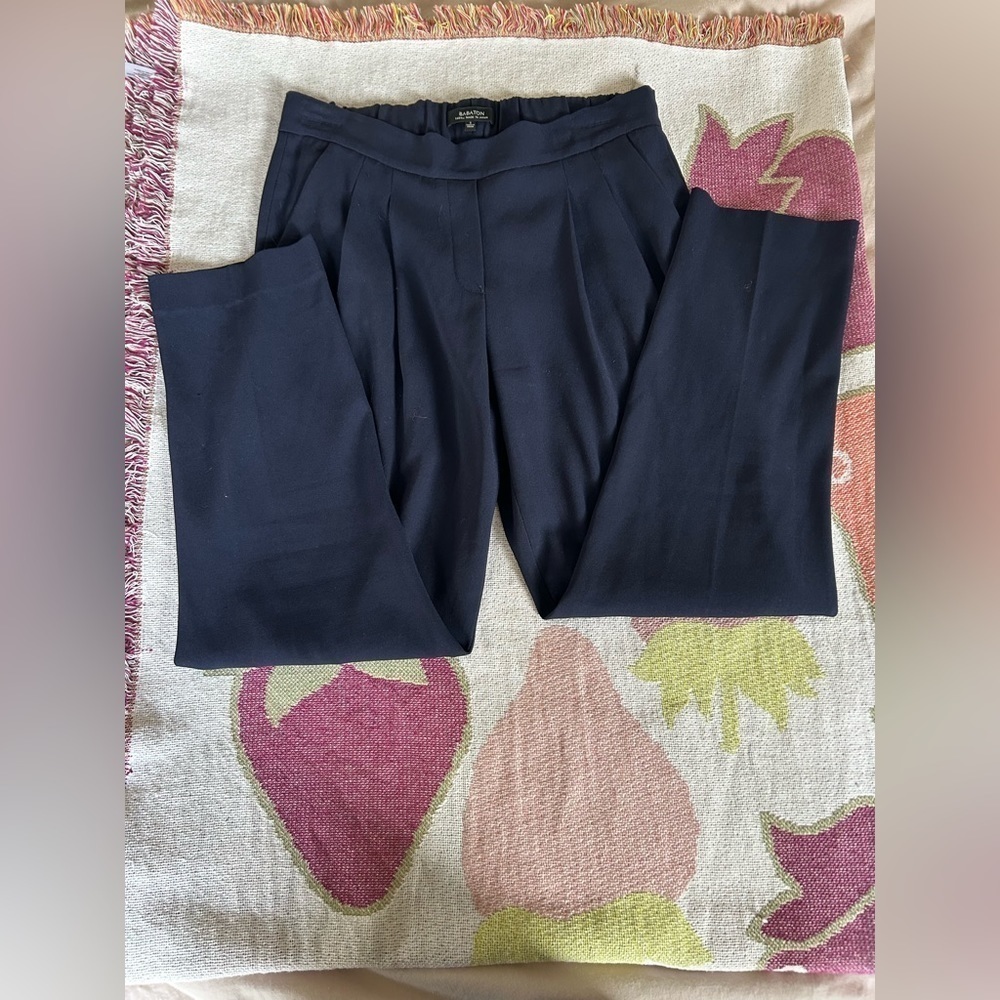 Aritzia babaton size 2 navy trousers - Picture 7 of 9